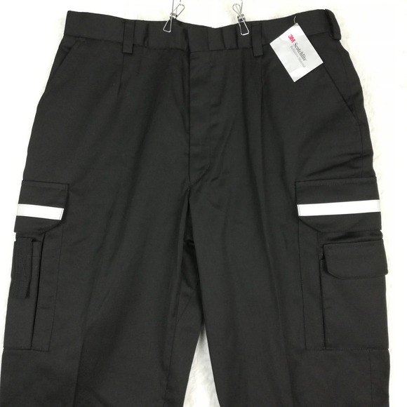 Aspen Mills Womens Pants EMS-2‎  Cargo Black 3M Reflective Stripes 18 New - Picture 9 of 11